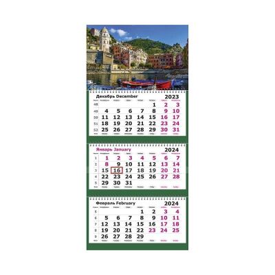 Календарь 2024 квартальный мини Италия 2401-12 - ООО «Книжный маркет»